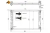Радіатор охолодження Ford Fiesta 1.3/1.4 TDCi 01-10 NRF 58276 (фото 5)