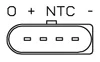 Датчик тиску у впускному колекторі (4 pin) AUDI A1, A2, A3, A4 B6, A4 B7, A6 ALLROAD C6, A6 C6, A8 D3 FORD GALAXY I SEAT ALHAMBRA, ALTEA, ALTEA XL, CORDOBA, IBIZA III, IBIZA IV 1.2-5.0 08.93-05.22 NTK 91742 (фото 2)