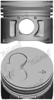 Поршень з кільцями AUDI/VW 79.5 1.9D/2.4D 1X/1Y/3D/AAS/AAB NURAL 87-990100-40
