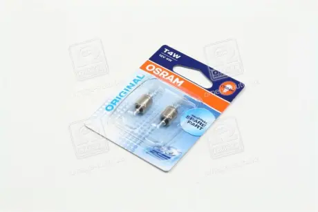 (к/т 2 шт) Автолампа (4W 12V BA9S) OSRAM 3893-02B