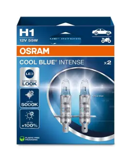 Лампочка H1 Cool Blue Intense NextGen (набір, 2 шт, 12В, 55Вт, тип гнізда: P14,5S) OSRAM 64150CBN-2HB