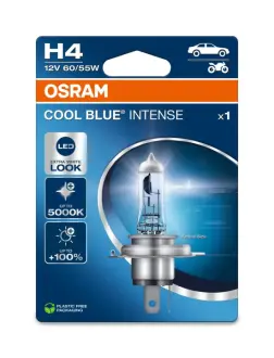 Лампа фарна H4 12V 60/55W P43t COOL BLUE INTENSE Next Gen blister 1шт eco-упаковка OSRAM 64193CBN-1BL
