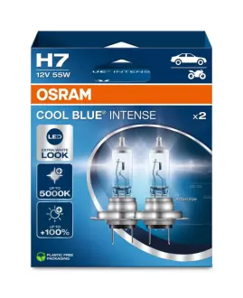 Лампочка H7 Cool Blue Intense NextGen (набір, 2 шт, 12В, 55Вт, тип гнізда: PX26D) OSRAM 64210CBN-2HB