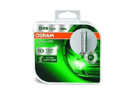 Лампочка Ultra Life xenon D4S (2 шт, 35 Вт, тип гнізда: P32D-5 в 4 рази довший термін служби) OSRAM 66440ULT-HCB