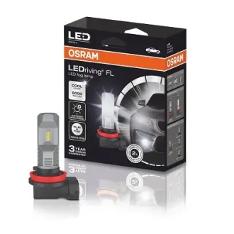 LED лампочка (картон 2шт) H11/H16/H8 12В 8,2Вт PGJ19 без гомологічного сертифікату Ledriving 6000K OSRAM 67219CW