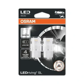 LED лампочка (упаковка-блістер 2шт) LED 12В 2Вт W3X16D без гомологічного сертифікату LEDriving SL, Білий 6000K Osram 7505DWP-2BL