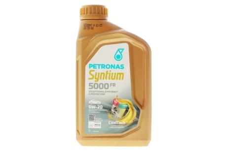Олива 5W20 SYNTIUM 5000 FR (1L) (ILSAC GF5) (WSS-M2C 948-B/STJLR.03.5004) Petronas 70265E18EU