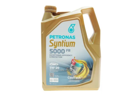 Олива 5W20 SYNTIUM 5000 FR (5L) (ILSAC GF5) (WSS-M2C 948-B/STJLR.03.5004) Petronas 70265M12EU