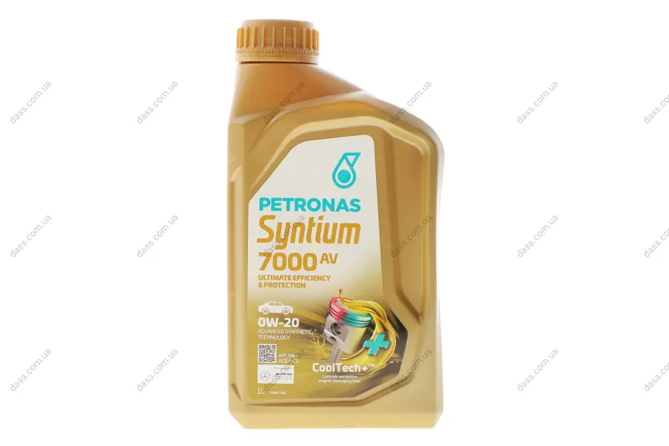 Олива 0W20 SYNTIUM 7000 AV (1L) (Porsche C20/VW 508 00/509 00) (ACEA C5) Petronas 70410E18EU (фото 1)