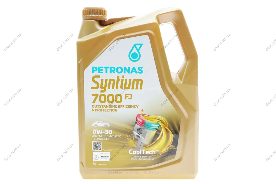 Олива 0W30 SYNTIUM 7000 FJ (5L) (Ford WSS-M2C950-A/Jaguar Land Rover STJLR.03.5007) (ACEA C2) Petronas 70670M12EU (фото 1)