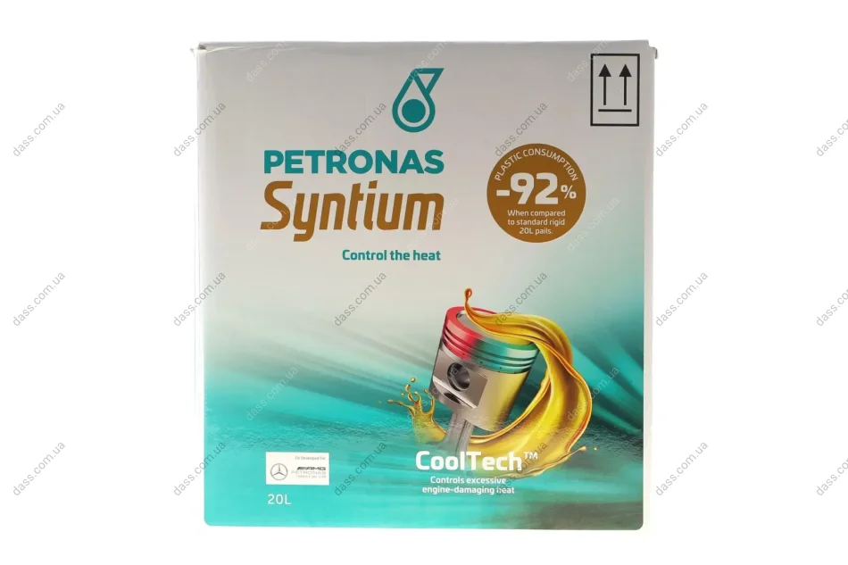 Олива 0W20 SYNTIUM 7000 DME (20L) (MB 229.71/MB 229.72) (API SP) (ILSAC GF-6A/ACEA C6) упаковка BiB Petronas 70716RY1EU (фото 1)