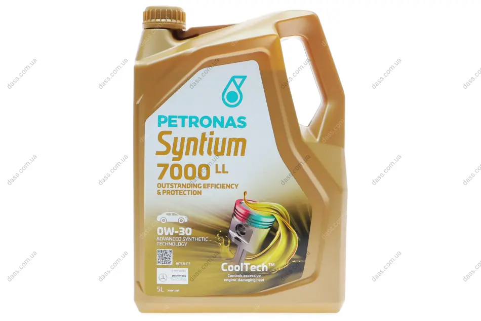 Олива 0W30 SYNTIUM 7000 LL (5L) (BMW LL-04/VW 504.00/507.00/Porsche C30) (ACEA C3) Petronas 70720M12EU (фото 1)
