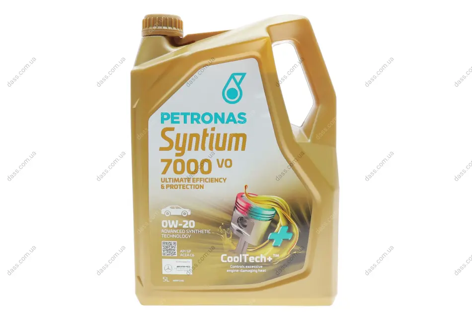 Олива 0W20 SYNTIUM 7000 VO (5L) (Volvo VCC RBS0-2AE/OV 040 1547–A20/STJLR.03.5006) Petronas 70721M12EU (фото 1)