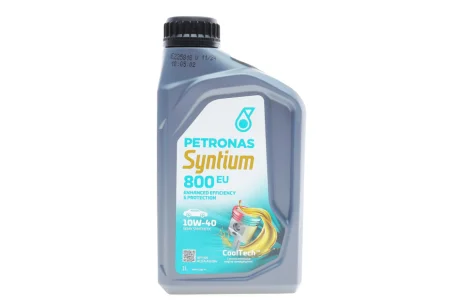 Олива 10W40 SYNTIUM 800 EU (1L) (ACEA A3/B4/API SN/MB 229.3/VW 501.01/505.00/RN0700/RN0710) Petronas 70732E18EU