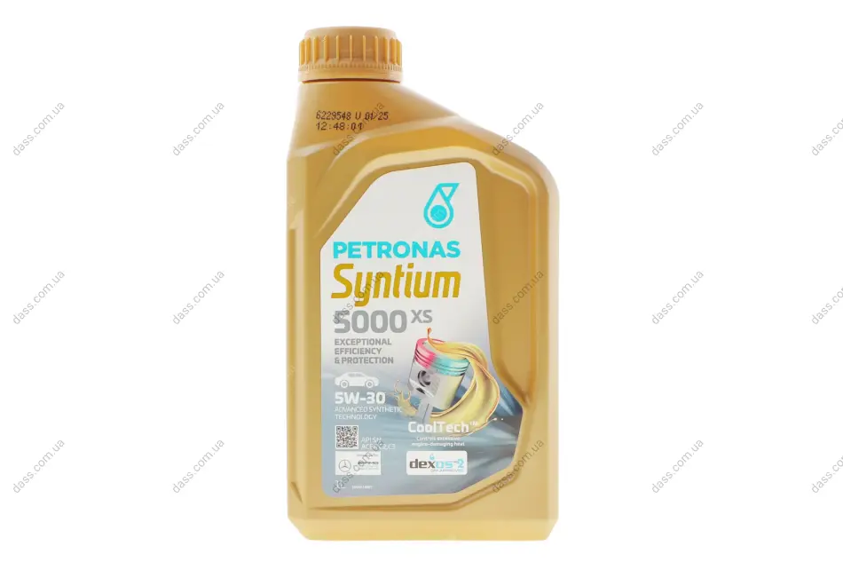 Олива 5W30 SYNTIUM 5000 XS (1L) GM Dexos 2 (API SN/ACEA C2/C3) заміна для 70660E18EU Petronas 70956E18EU (фото 1)
