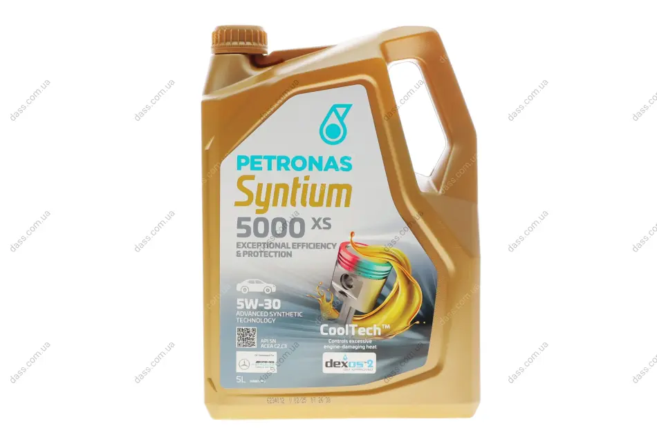Олива 5W30 SYNTIUM 5000 XS (5L) GM Dexos 2 (API SN/ACEA C2/C3) Petronas 70956M12EU (фото 1)