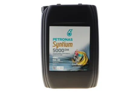 Олива 5W30 SYNTIUM 5000 DM (20L) (MB 229.51/MB 229.52/VW 505.00/505.01/LL-04/RN0700/RN0710) Petronas 70957R41EU