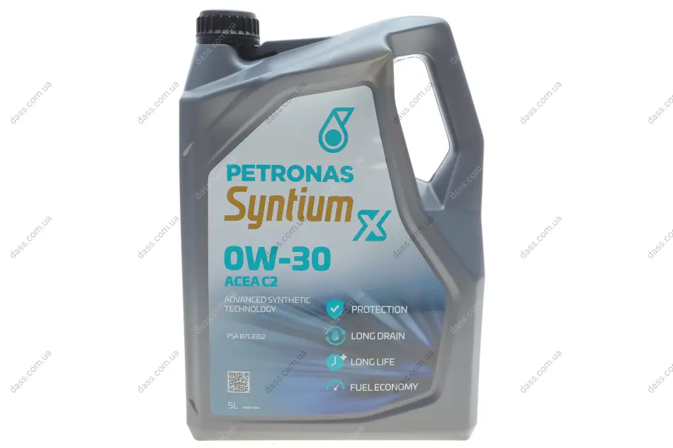 Олива 0W30 SYNTIUM X ACEA C2 (5L) PSA B71 2312 Petronas 70981M12EU (фото 1)