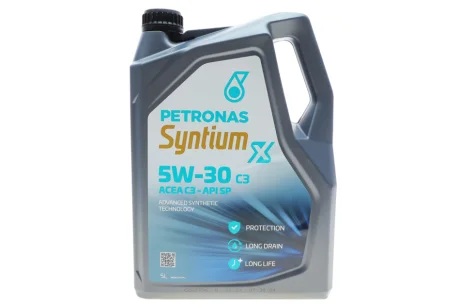 Олива 5W30 SYNTIUM X ACEA C3/API SP (5L) Petronas 71004M12EU
