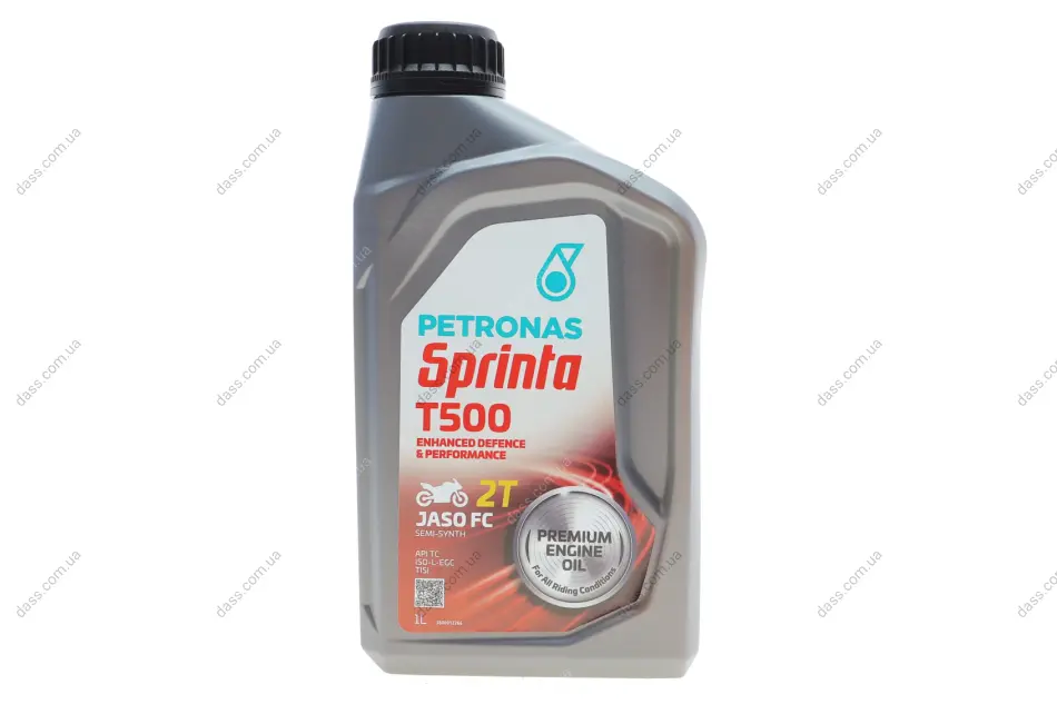 Олива SPRINTA T500 (1L) 2Т (ISO EGC/TISI/JASO FC) (API TC) Petronas 73049E15EU (фото 1)