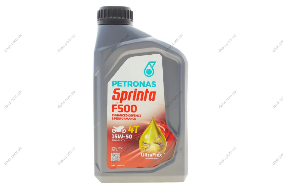 Олива 15W50 SPRINTA F500 4T (1L) (API SL/JASO MA2) Petronas 73127E15EU (фото 1)