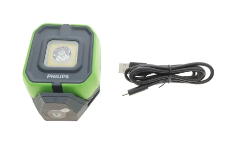 Ліхтарик-прожектор Xperion 3000 Flood Mini (6000K/режими 500lm/200lm/300lm/поворот 180°/гачок 180°/магніт) Philips X30FLMI