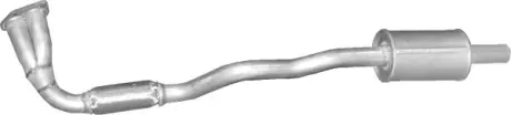 Труба приймальна OPEL ASTRA G 1.4, 1.6, 1.8; ZAFIRA A 1.6, 1.8 POLMOSTROW 17.304