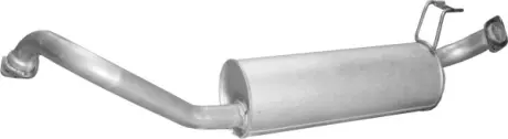 Глушник центр. TOYOTA LAND CRUISER 4.2 (1990-1998) POLMOSTROW 26.292
