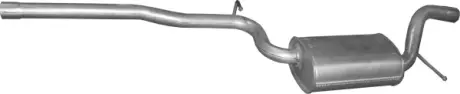 Глушник центр. (oe 3C0253409BK) VOLKSWAGEN PASSAT 2.0 TDI (2010-) POLMOSTROW 30.161
