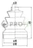 Пильник ШРКШ гумовий + змазка PROFIT 2810-0023 XLB (фото 1)