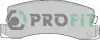 Тормозные колодки PROFIT 5000-0478 (фото 1)