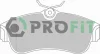 Гальмівні колодки дискові Profit 5000-0604 (фото 1)