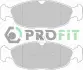 Тормозные колодки PROFIT 5000-0732 (фото 1)