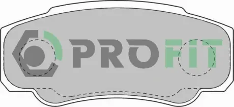Тормозные колодки PROFIT 5000-1480