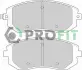 Тормозные колодки PROFIT 5000-1639 (фото 1)