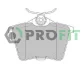 Гальмівні колодки PROFIT 5000-1727 (фото 1)