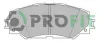 Фото 1 - колодки гальмівні дискові PROFIT 5000-2012 Колодки гальмівні дискові PROFIT 5000-2012 (фото 1)