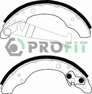 Тормозные колодки барабанные PROFIT 5001-0150
