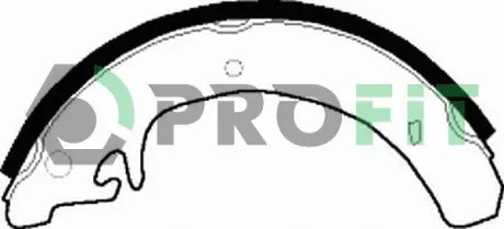 Тормозные колодки барабанные PROFIT 5001-0240