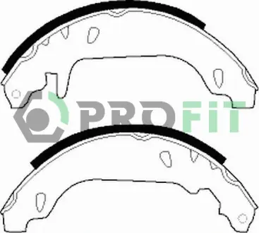 Тормозные колодки барабанные PROFIT 5001-0243
