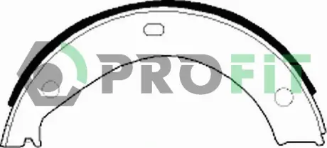 Гальмівні колодки барабанні PROFIT 5001-0272