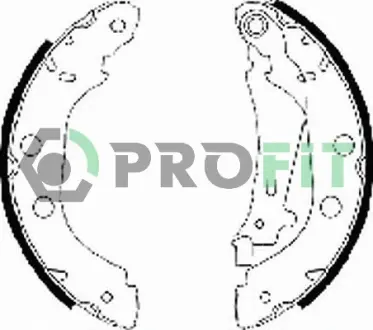 Гальмівні колодки барабанні PROFIT 5001-0577