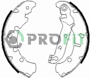 Тормозные колодки барабанные PROFIT 5001-0635