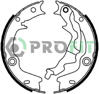 Тормозные колодки барабанные PROFIT 5001-4046
