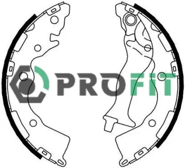 Гальмівні колодки барабанні PROFIT 5001-4086
