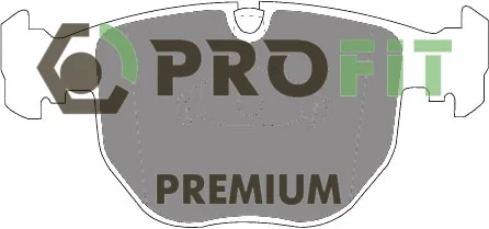 Колодки гальмівні дискові Profit 5005-0997