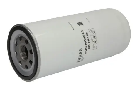 Масляний фільтр VOLVO 7700, 8500, 8700, 9700, 9900, B10, B12, B6R, B6LE, F 10/210, F 10/240, F 10/260, F 10/270, F 10/280, F 10/290, F 10/300, F 10/310, F 10/320, F 12/240, F 12/290, F 12/310 PURRO PUR-HO0043
