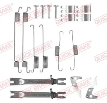 Комплект пружинок колодок ручника Ford Focus II 10- (z=18) Quick Brake 105-0030S-02