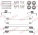 Комплект пружинок колодок ручника Dacia Logan III/Sandero III 21- QUICK BRAKE 105-0058 (фото 1)