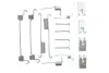 Комплект пружинок колодок ручника Ford Escort/Mondeo I 1.3-2.0 90-00 (TRW) QUICK BRAKE 105-0731 (фото 1)